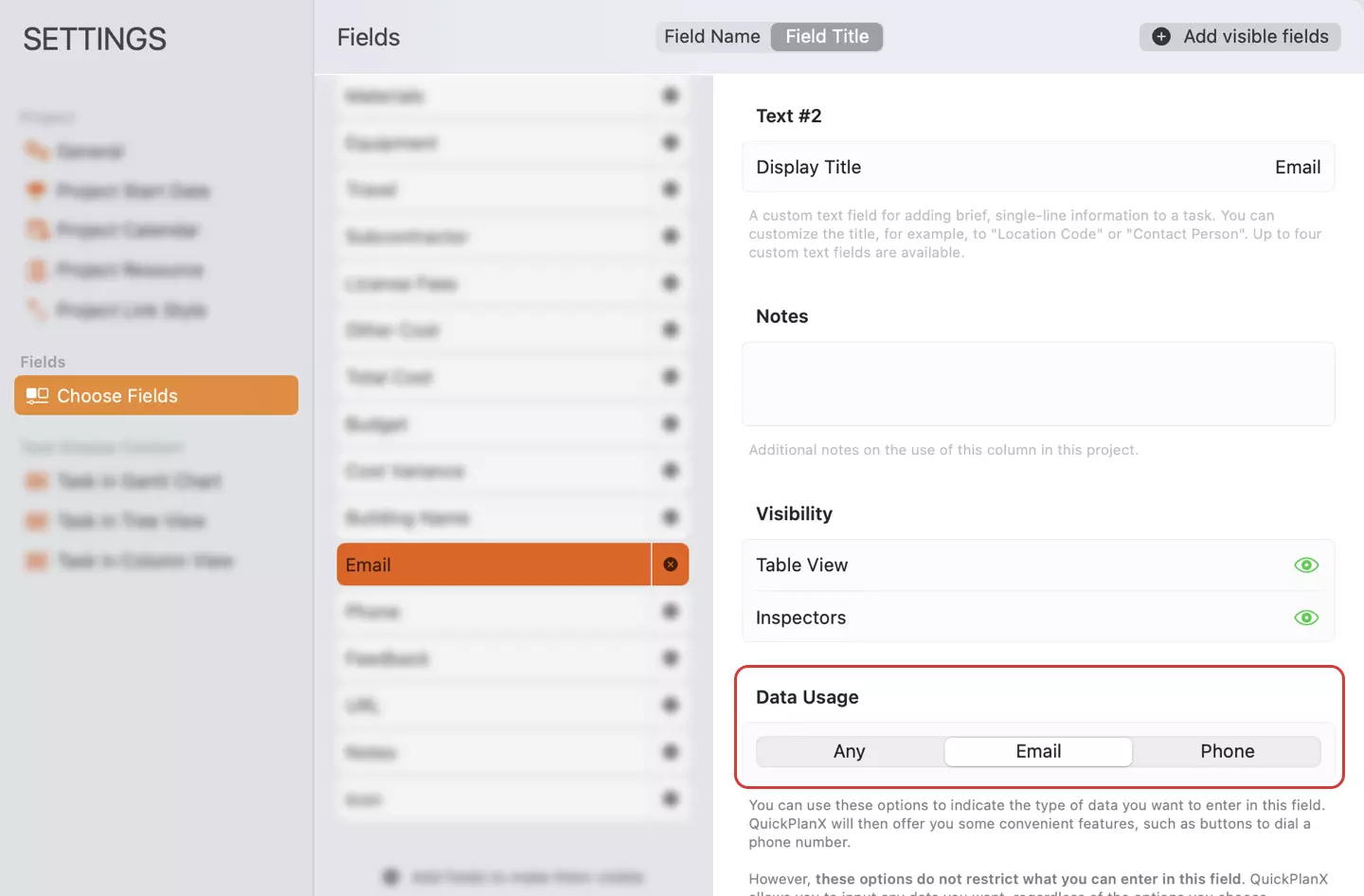 Configuración de Correo Electrónico y Teléfono